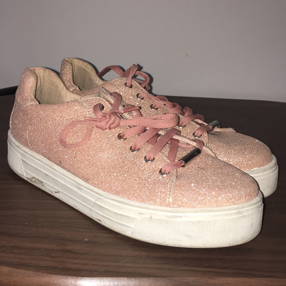Topshop Rose Gold Trainers